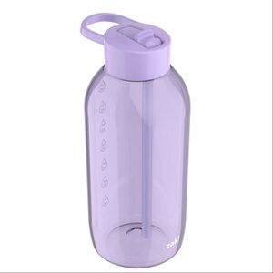 NWT Zak designs 64 oz flip top water bottle in Aurora purple